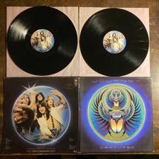 Tumnagel för auktion "JOURNEY - Captured 1981 Rare Promo Press! AOR. Prog-Rock. 2-LP"