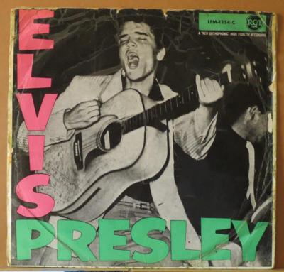Tumnagel för auktion "ELVIS PRESLEY  LPM-1254-C .TOP OPEN COVER .RARE GER PRESS !!"