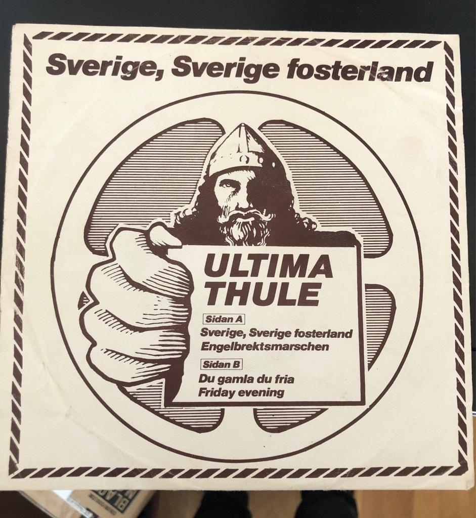 Ultima Thule Sverige Sverige fosterland 1a singel original