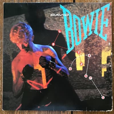 Tumnagel för auktion "David Bowie - Let's Dance - vinyl album 1983"