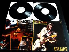 Tumnagel för auktion "Stevie Ray Vaughan And The D.T - Live Alive 2X LP Europe -1986 Blues-Rock"