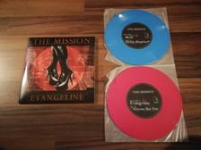 Tumnagel för auktion "The Mission - 2 dubbel-singlar från Aura - Färgade vinyler"