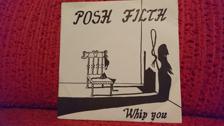 Tumnagel för auktion "POSH FILTH, Whip You, 7", Privat press, "