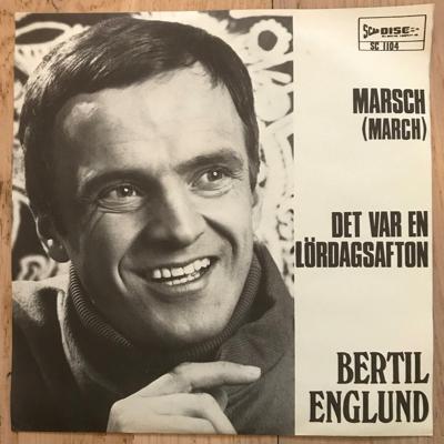 Tumnagel för auktion "Bertil Englund – Marsch / Det Var En Lördagsafton"