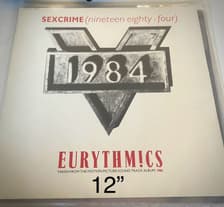 Tumnagel för auktion "Eurythmics - Sexcrime (Nineteen Eighty Four) 12""