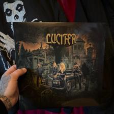 Tumnagel för auktion "Lucifer - III - Limited gold LP 105/200 70’s Retro Rock - Hellacopters"