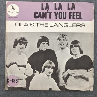 Tumnagel för auktion "OLA & THE JANGLERS "La La La" och "Can't You Feel" 1966 Singel"