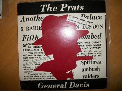Tumnagel för auktion "the Prats 7"; UK DIY Punk; General Davies - Rough Trade"