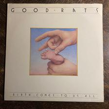 Tumnagel för auktion "GOOD RATS - Birth Comes To Us All 1976. US Press! Prog-Rock. LP"