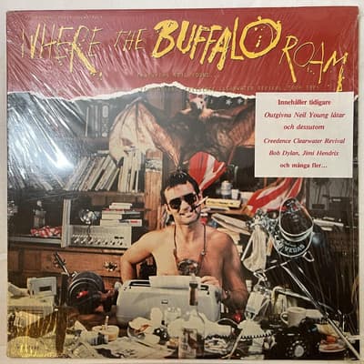 Tumnagel för auktion "V/A Where The Buffalo Roam LP -80 US MCA 5126 *** soundtrack ***"