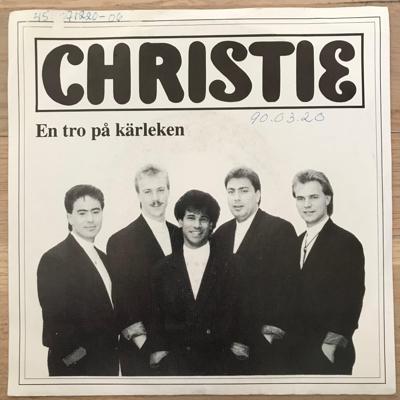Tumnagel för auktion "Christie – En Tro På Kärleken / Var Rädda Om Varann"