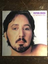 Tumnagel för auktion "KISS - PETER CRISS - Let Me Rock You. 1982. NCB Press  Steve Lukather. LP"