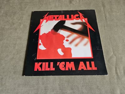 Tumnagel för auktion "Metallica-Kill`Em All / Vertigo 838 142-1"