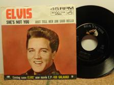 Tumnagel för auktion "ELVIS: RCA. 47-8041. SHE`S NOT YOU+1. US-PRESS VINYL I M- !!"