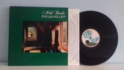 Tumnagel för auktion "Nick Drake, Five leaves left Reissue LP 2000-tal"