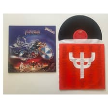 Tumnagel för auktion "Judas Priest - Painkiller RARE ORG PRESS FINT EX!!"