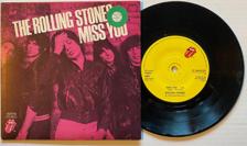 Tumnagel för auktion "The Rolling Stones , Miss You , 7”, 7C 006-61201 , Swe  press"