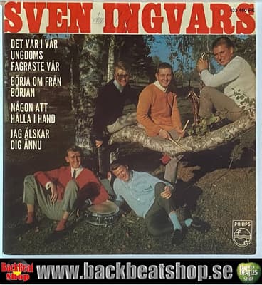 Tumnagel för auktion "SVEN-INGVARS; SVEN-ERIK MAGNUSSON - DET VAR I VÅR UNGDOMS FAGRASTE VÅR"