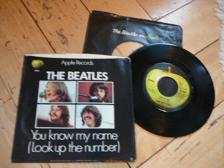 Tumnagel för auktion "THE BEATLES - LET IT BE/YOU KNOW MY NAME + PS WESTCOAST SUBSIDIARY PRESS!"