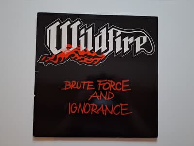 Tumnagel för auktion "Wildfire - Brute Force... (1983, Mausoleum Records)"