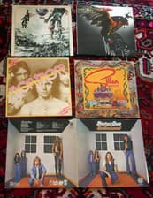 Tumnagel för auktion "HARD ROCK PAKET NO:2 5 Lp UFO MONTROSE GILLAN STATUS BUDEGIE"