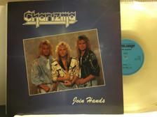 Tumnagel för auktion "CHARIZMA - JOIN HANDS - CLEAR VINYL - MAXI"