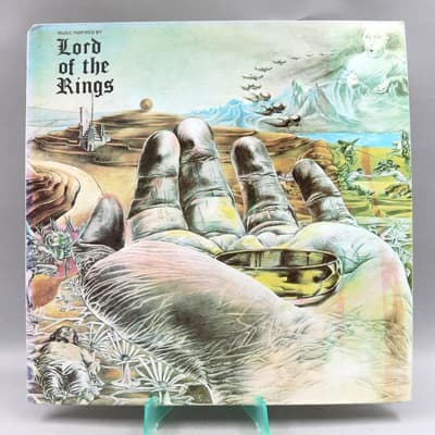 Tumnagel för auktion "LP, "Lord Of The Rings", Bo Hansson, Buddah Records, New York, 1972"