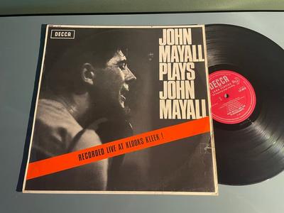 Tumnagel för auktion "JOHN MAYALL plays john mayall UK 1st PRESS DECCA BLUES ROCK LP"