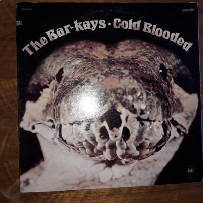 Tumnagel för auktion "BAR-KAYS - Cold-Blooded - LP -73/74, USA, Stax/VOLT"