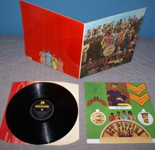 Tumnagel för auktion "THE BEATLES Sgt. Pepper's Lonely Hearts Club Band PCS 7027 UK"