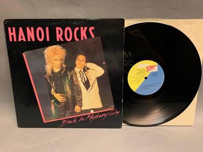 Tumnagel för auktion "Hanoi Rocks - Back To The Mystery City US Orig-84 RARE !!!!!"