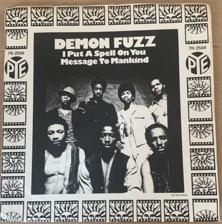 Tumnagel för auktion "Demon Fuzz I Put A Spell On You/Message To Mankind Rare svensk press jazz soul"