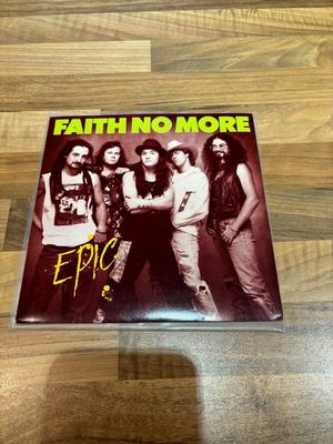 Tumnagel för auktion "Faith no More - Epic 7" single Australien"