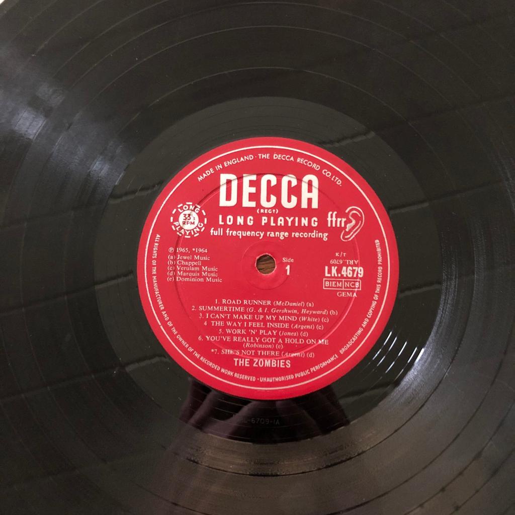 THE ZOMBIESBegin Here (LP, 1965, UKoriginal) wobc Vinylkoll