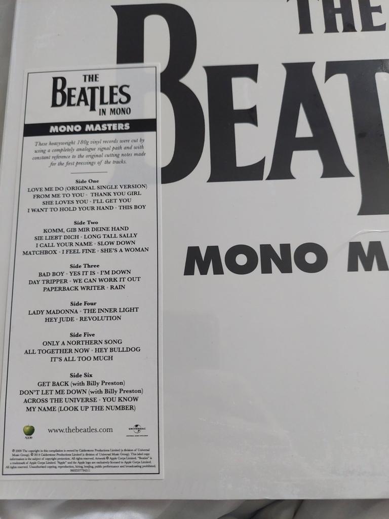 BEATLES MONO MASTERS DUBBEL LP Vinylkoll