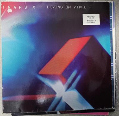 Tumnagel för auktion "TRANS X - LIVING ON VIDEO . ALBUM . ITALO DISCO"