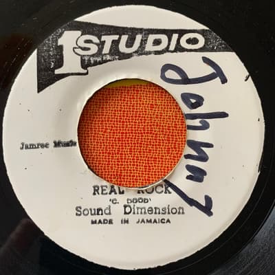 Tumnagel för auktion "SOUND DIMENSION Real Rock 7" // JA Studio One Press Reggae"