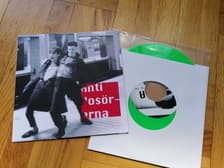 Tumnagel för auktion "Anti Posörerna – S/t, 7" (Re-Ken Records Ken Rock 2016) grön vinyl"