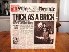 Tumnagel för auktion "JETHRO TULL-Thick As A Brick,UK Prog Psych Rock,Chrysalis 1972/1973 RE"