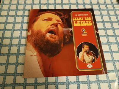 Tumnagel för auktion "Jerry Lee Lewis - The Greatest Rocks 2-LP!"