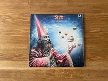 Tumnagel för auktion "Styx – Man Of Miracles LP Wooden Nickel US 1974 prog rock"