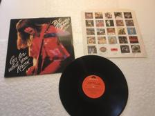 Tumnagel för auktion "Pat Travers Band - Live! Go For What You Know skandinavisk press fint ex"