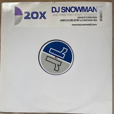 Tumnagel för auktion "DJ Snowman - And Then They Start To Dance (Recover, 12", JamX & DeLeon's Dumonde"