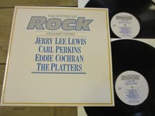 Tumnagel för auktion "128 The History Of Rock Volume Three - Jerry Lee Lewis, Carl Perkins, Eddie Coch"