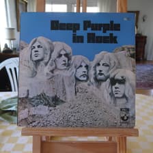 Tumnagel för auktion "DEEP PURPLE - .. In Rock - 1970. Repress 1973. - Rare pressing . Bra skick"