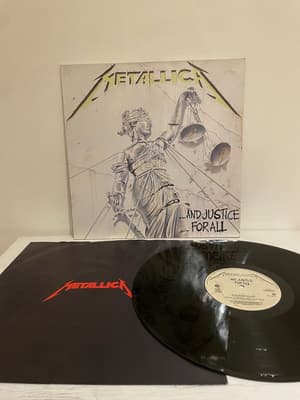 Tumnagel för auktion "Metallica - And Justice for All 2Lp"