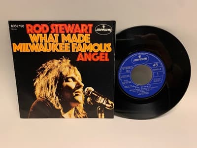 Tumnagel för auktion "7" Rod Stewart - What Made Milwaukee Famous Spain Orig-72 FINT EX !!!!!"