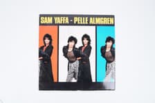 Tumnagel för auktion "Sam Yaffa/Pelle Almgren "S/T" Vinkyl-12" Hanoi Rock 1986 Rock Signerad"