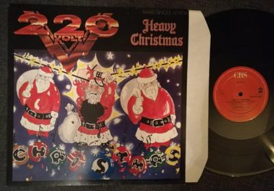 Tumnagel för auktion "220 VOLT - HEAVY CHRISTMAS - 12" - HOLLAND 1987 - LORRAINE"