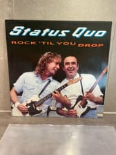 Tumnagel för auktion "Vinyl / LP! Status Quo - Rock 'Til You Drop!"